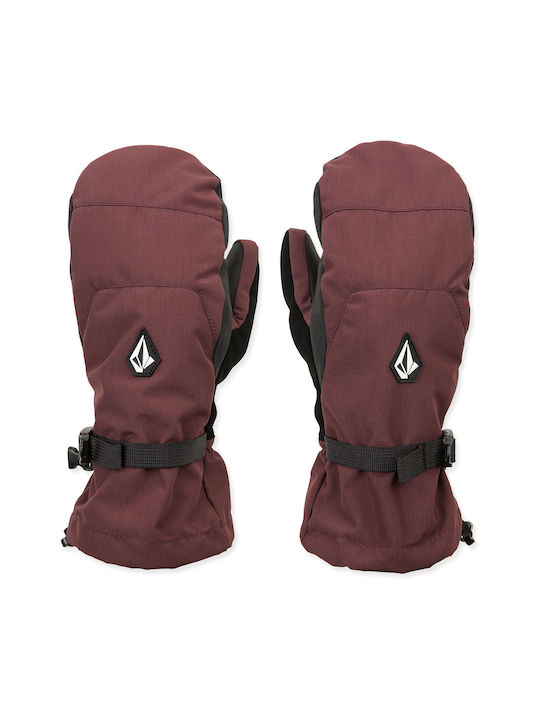 Volcom Mittens Women's Ski & Snowboard Gloves Gray