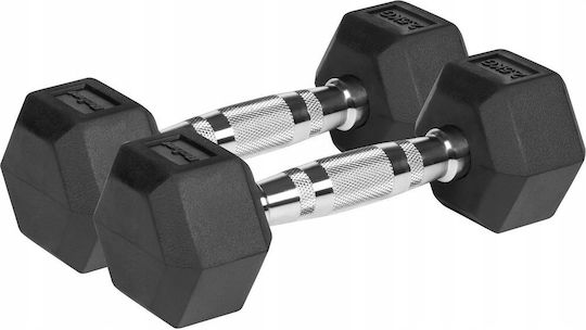 Rebel Active Βαράκι Εξάγωνο Λαστιχένιο 1 x 2.5kg