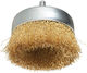 Wire Cup Brush Brass Coated