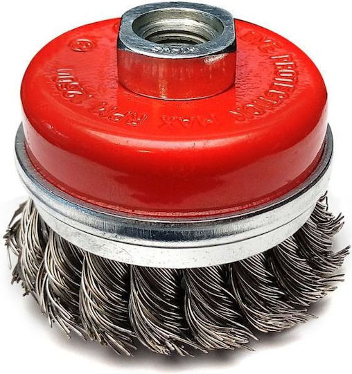 Dedra Steel Front Wire Brush 65mm M14 Twisted Wire F37-065