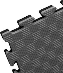 Rage Gymnastikmatte Puzzle 100x100x3cm 1 Stück Beidseitig Schwarz/Grau