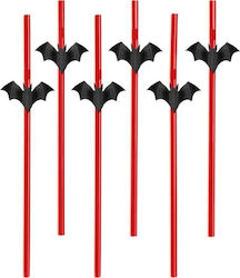 Νυχτερίδες Καλαμάκια Party Deco Halloween 6 Τμχ P Universal 9931 6163985 5901157457721