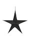 Lianos Fabric Christmas Decorative Pendant Star Black