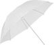 Studio Regenschirm Glareone Transparent Weiß 100cm