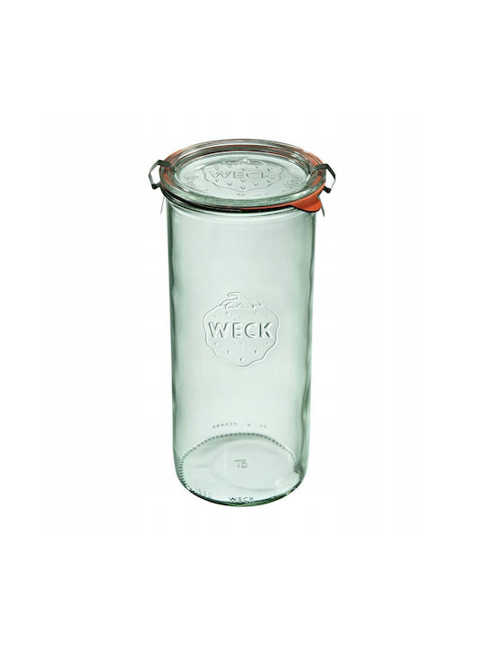 Weck Set 6 Bucăți Casete Utilizare Generală Cu Capac Sticlă Transparentă 1500ml 6 Bucăți
