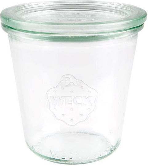 Weck Set of 6pcs Jars General Use with Lid Glass Transparent 290ml