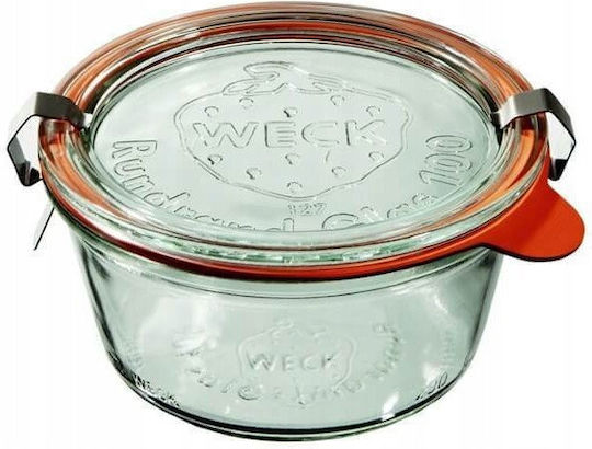Weck Set 6buc Cutii Uz General cu capac Sticlă Transparent 290ml