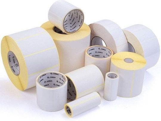 Zebra Αυτοκόλλητες Ετικέτες σε Ρολό 40x15mm
