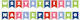 Godan Garland Wszystkiego Najlepszego Flags 2x400cm