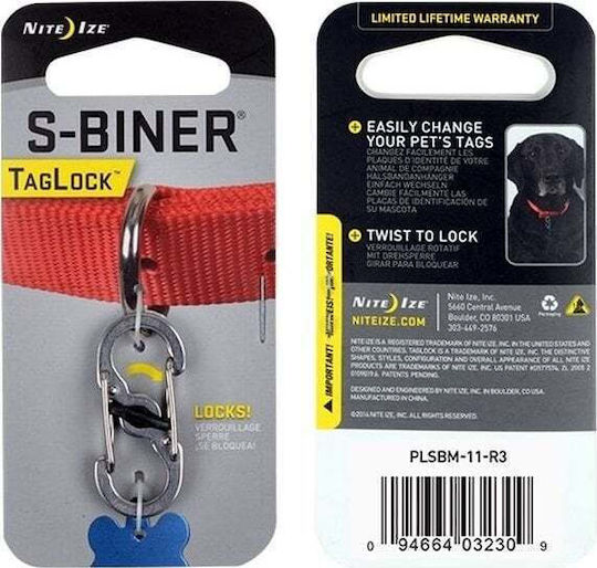 Carabiner Niteize S-biner Taglock 2 Steel