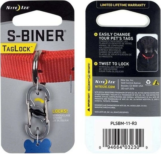Niteize S-biner Taglock 2 Stahl Karabiner