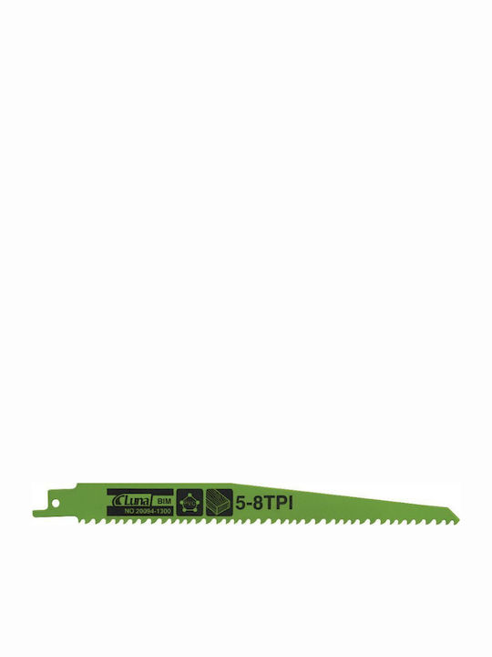 Reciprocating Saw Blade Bimetal Wood Plastics Tpi 5/8 150mm 5pcs 200941201