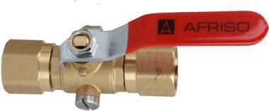 Afriso Amc 2-Way Pressure Gauge Valve Nut G1/2'' X Nut G1/2'' 6323300