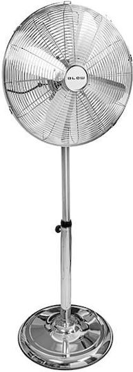Blow Ανεμιστήρας Ορθοστάτης 60W Διαμέτρου 40.64cm Ασημί