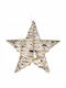 Beleuchtete Weihnachtsfigur Stern Form 30 cm