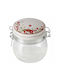 Boltze Vase General Use with Airtight Lid Glass Transparent 450ml