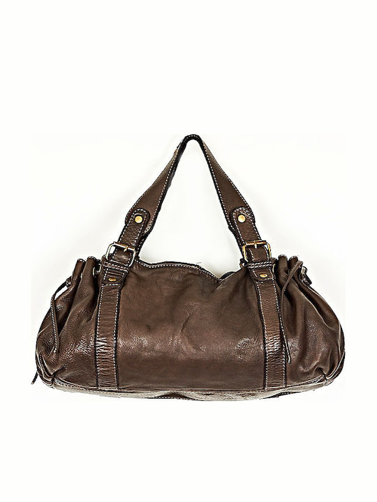 Leather Women's Bag Shoulder Brown