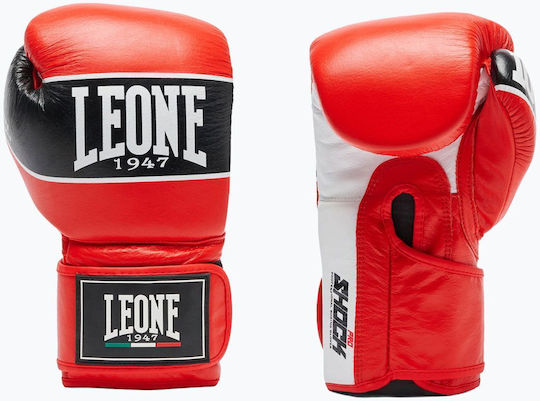 Leone 1947 Mănuși de Box din Piele pentru Competiție Roșii