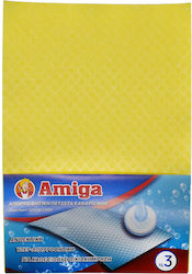 Amiga No 3 Sponge Cloth General Use Yellow 20x30cm