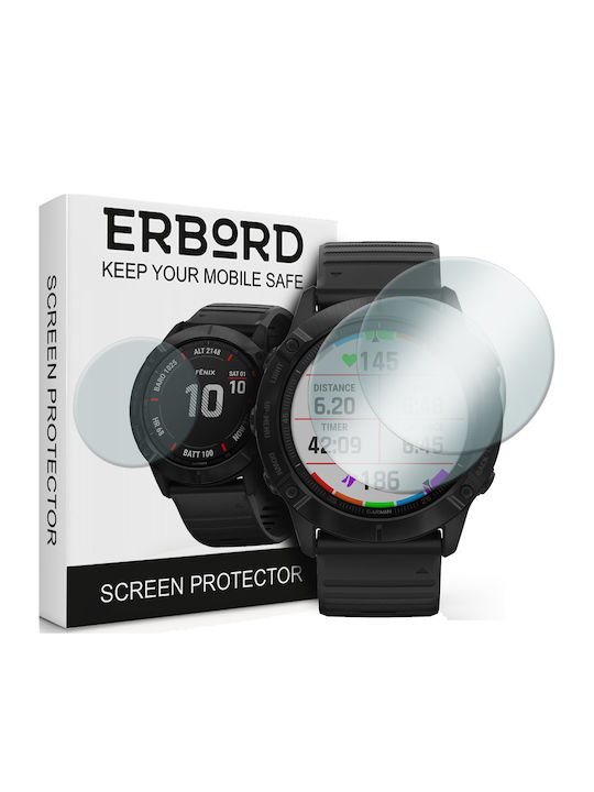 2x Γυαλί Erbord Garmin Fenix 6x/6x Pro Γρήγορη