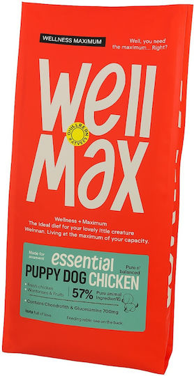 Wellmax Essential Ξηρά Τροφή Σκύλου Puppy Chicken 2kg
