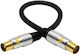 ATC Καλώδιο Κεραίας Coax male - Coax female Μαύρο 1.5m (6981030030153) 1τμχ