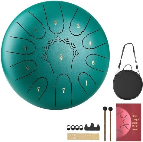Vevor Steel Tongue Drum 11 Νοτών 25cm