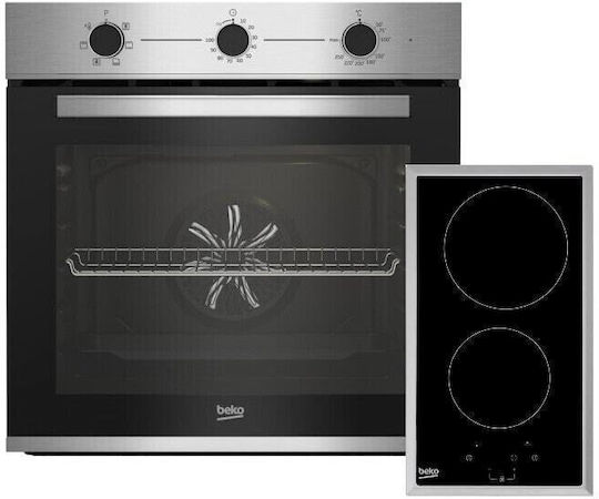 Beko Фурна над плот 66лт с керамични котлони Ш59.4см.