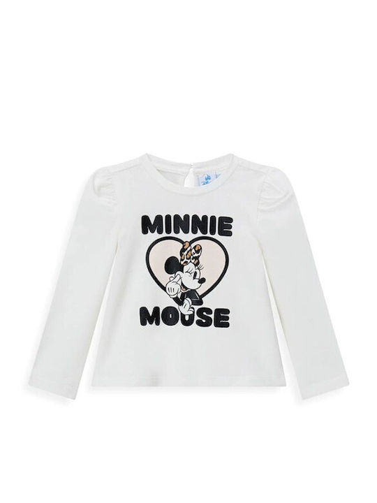 Kids Long-sleeved White Top DFAV1402NF 11-4201TCX