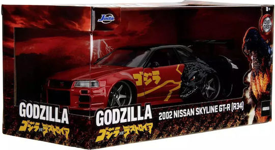 Jada Godzilla Metall Auto Nissan Skyline GTR Maßstab 1:24