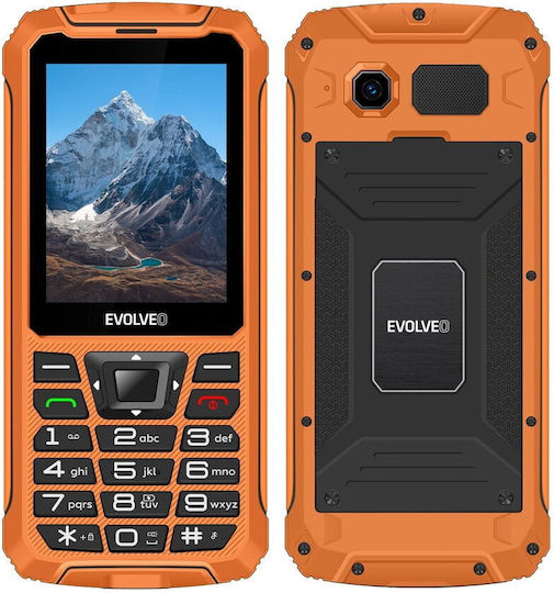 Evolveo StrongPhone Z6 Dual SIM Telefon Mobil Rezistent cu Butoane Portocaliu