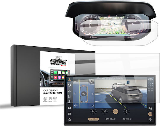 Grizzglass Cardisplay Керамично Фолио Защита Range Rover Sport 2022-2024 2в1
