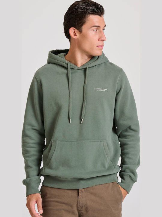 Funky Buddha Sweatshirt with Hood Green
