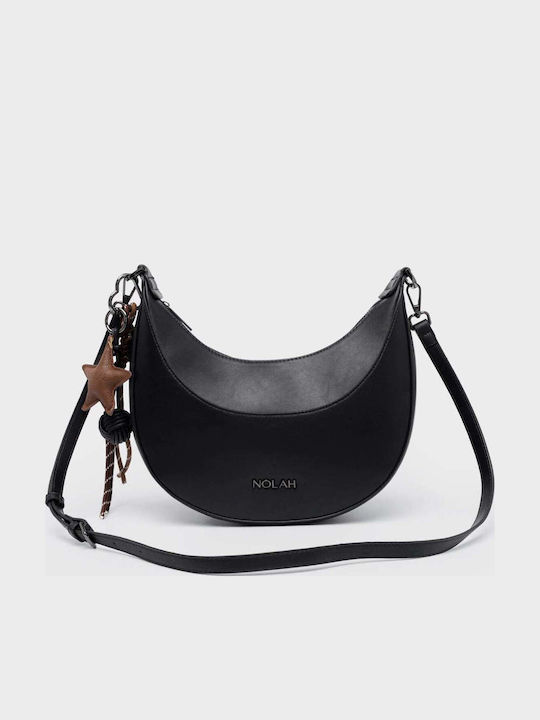 Nolah Fabela Damentasche Schultertasche Schwarz