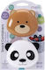 Melii Panda Bear Plastic Kids Dinner Set 0.232 Litre Multicolour