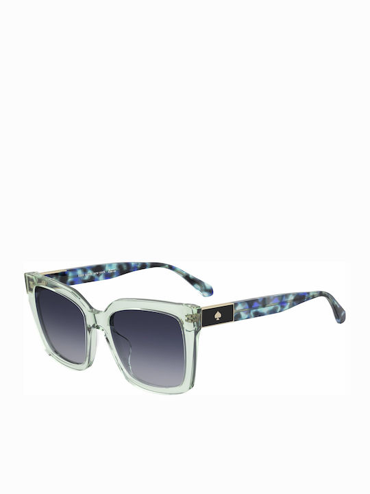 Kate Spade Women's Sunglasses with Green Plastic Frame and Green Lens