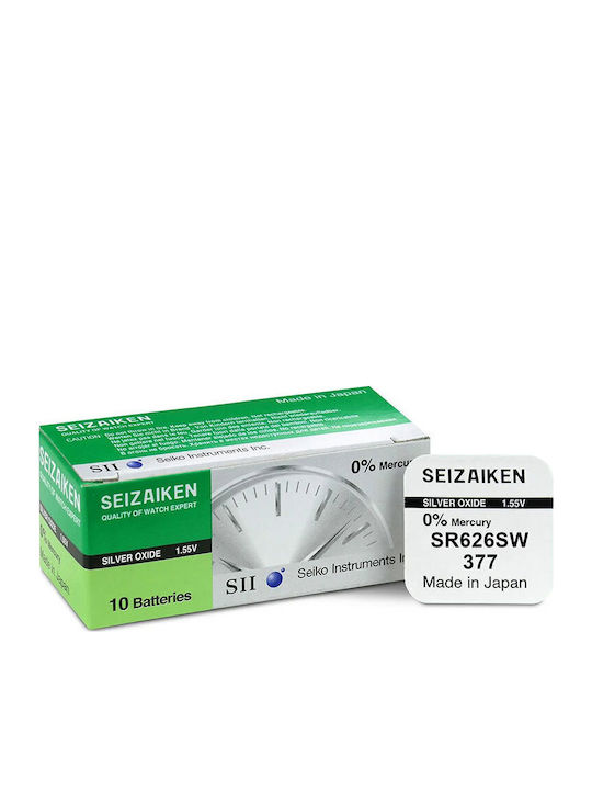 Seizaiken 377 – Μπαταρίες Silver Oxide Ρολογιών SR66 10τμχ