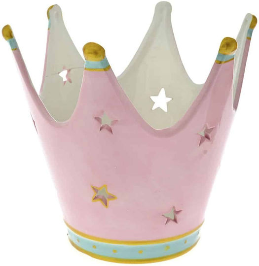 Tiara Ceramică Roz Ciel 20x18cm