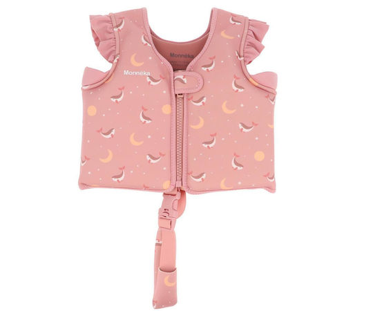 Whale Pink Protection Vest 3-6 Years Monnëka