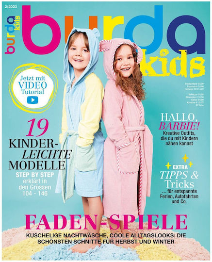 Burda Children Magazine No. 2/2023, Published In German