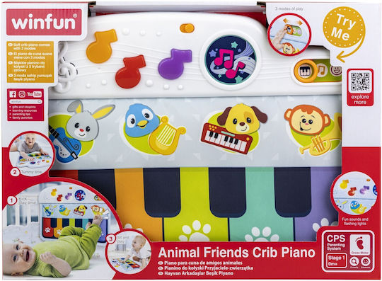 Winfun Instrument Muzical cu Muzică, Lumină și Sunete pentru 3++ Luni