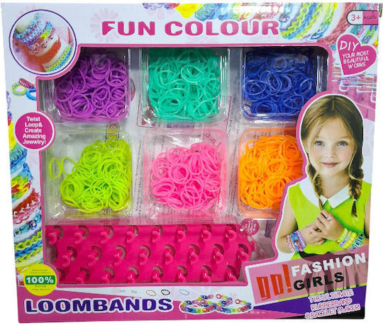 Loom Bands Fun Colour 1200 Stück J201-3 27mx 24cm Alter 3+ Martin Toys Mrt-j201-3