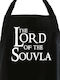 Schwarze Küchenschürze Lord Souvla