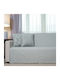 Cotone Ριχτάρι Τριθέσιου Καναπέ Chenille 180x300εκ. Πετρόλ