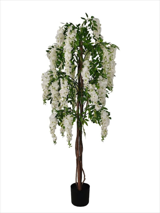 Künstliche Pflanze im Topf Weiß 150cm ForAll