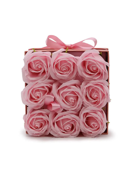 Bouquet Pink Soap Roses Square
