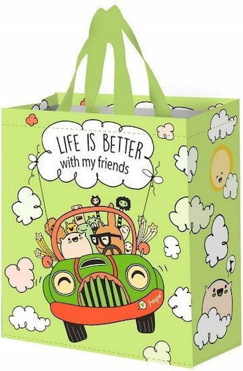 Fraspo Чанта за Подарък с Тема "Gorjuss" Зелена