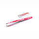 Mota Stainless Steel Pink White Floral Eyebrow Tweezers
