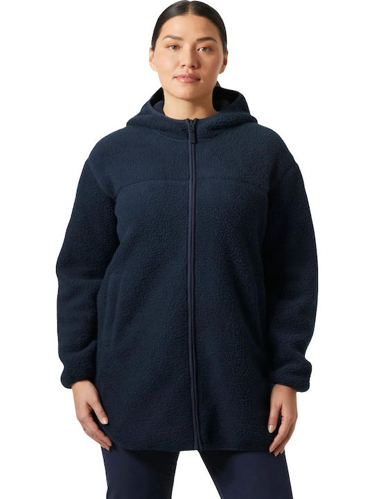 Γυναικείο Μπουφάν για Χειμώνα Navy