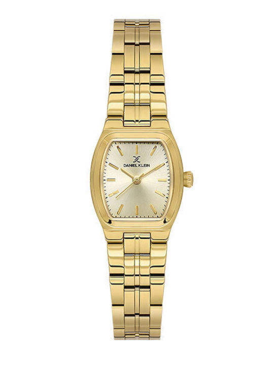 Daniel Klein Women's Watch with Gold Metal Brac...